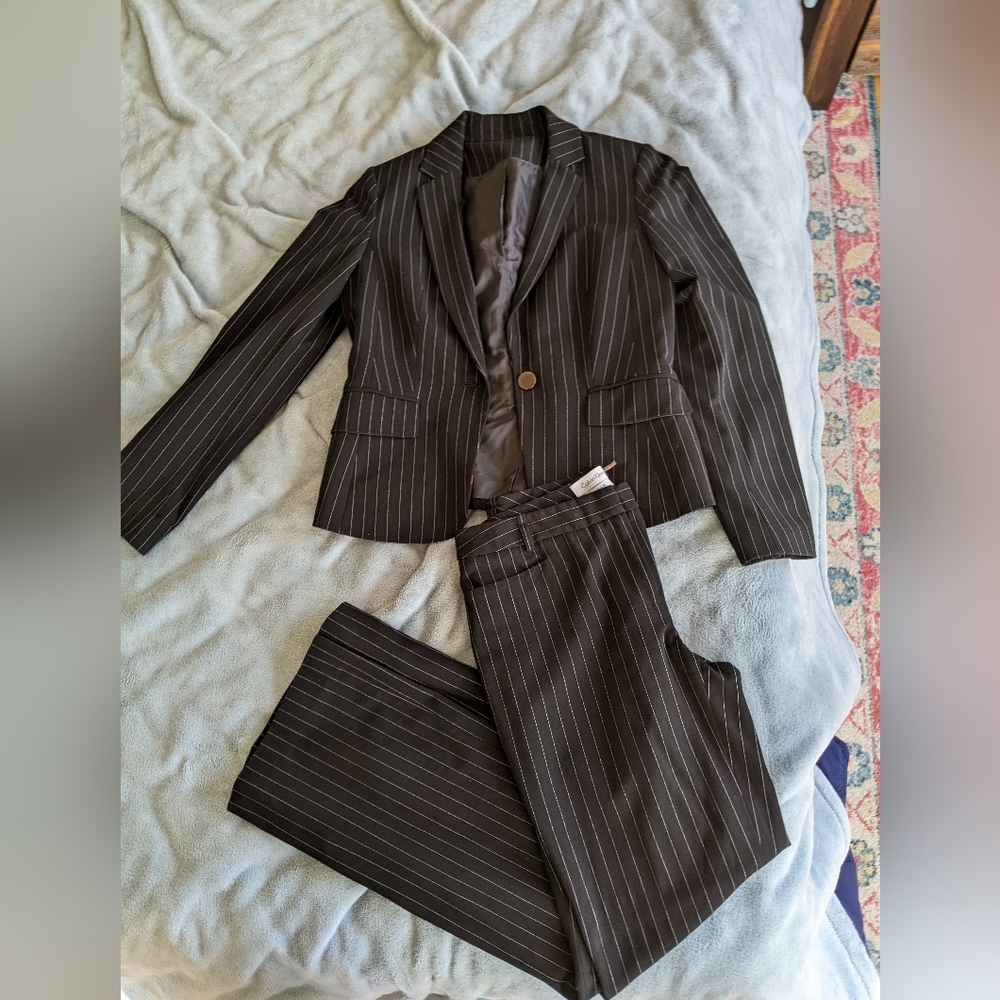 Calvin Klein 4p black suit pants set